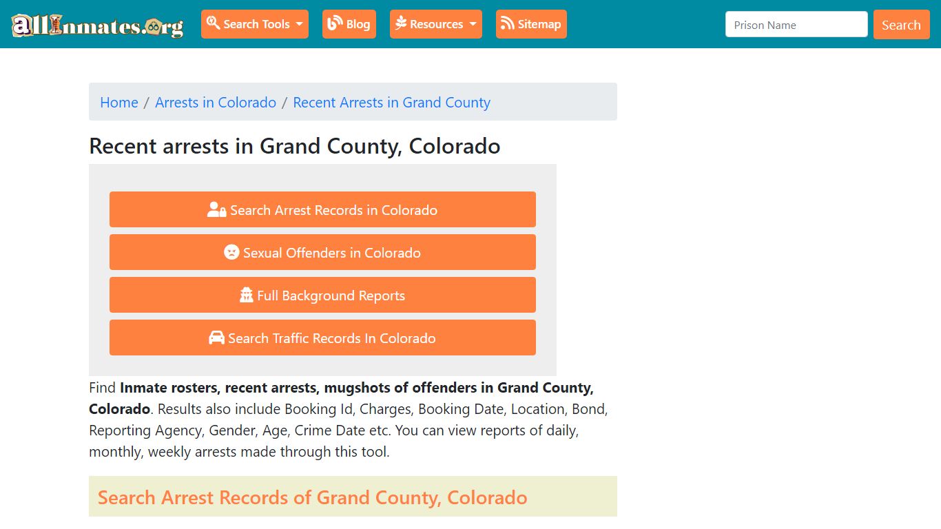 Recent arrests in Grand County, Colorado | Mugshots, Rosters, Inmates ...